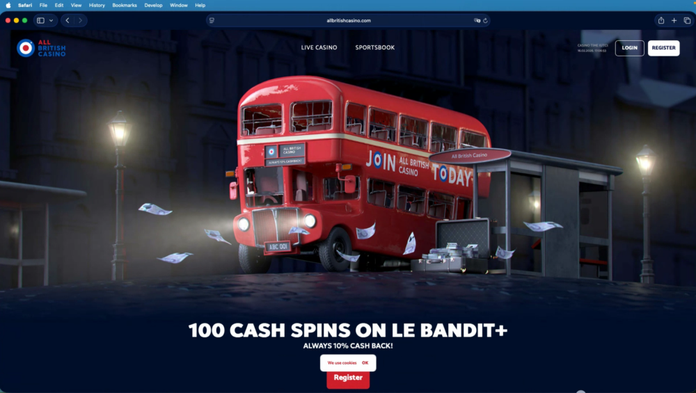 All British Casino Screenshot